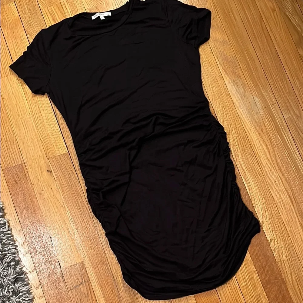 Black Ruched Dress - Picture 3 of 3